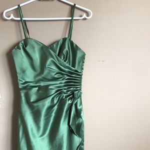 Silky bridesmaid dress
